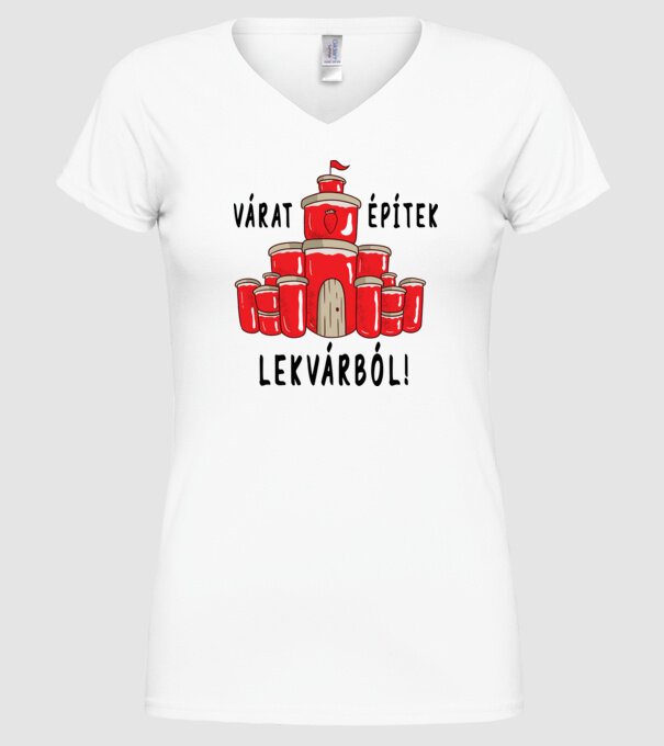  minta fehér pólón