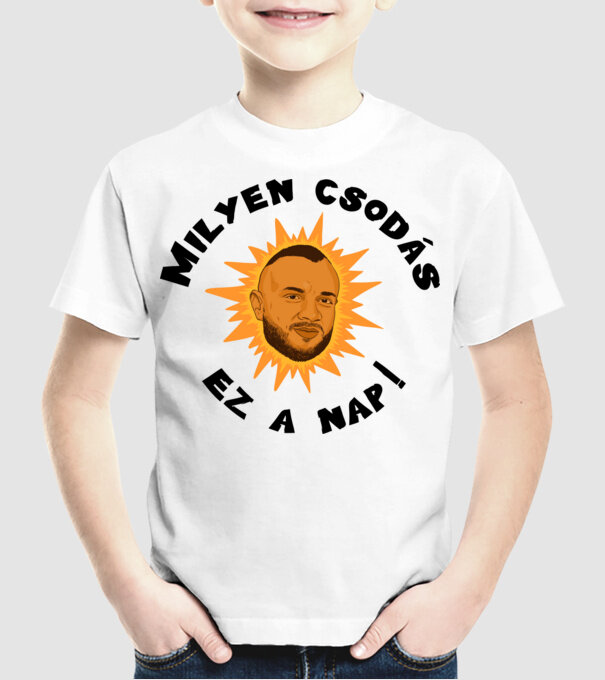  minta fehér pólón