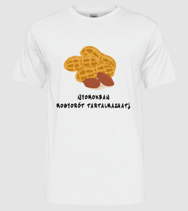  minta fehér pólón