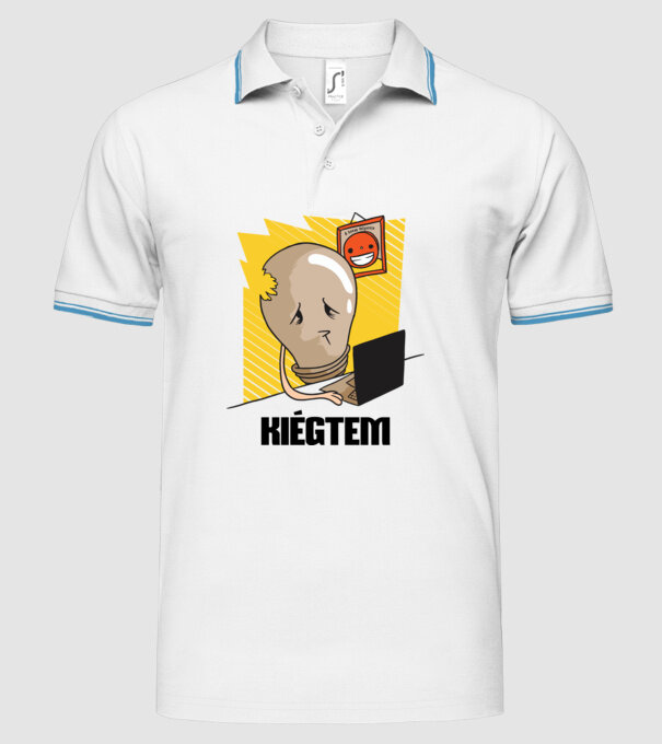  minta fehér pólón