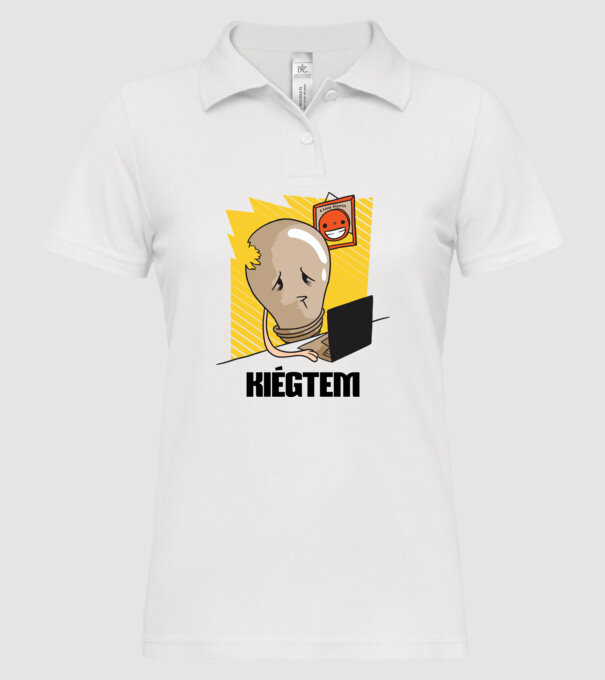  minta fehér pólón