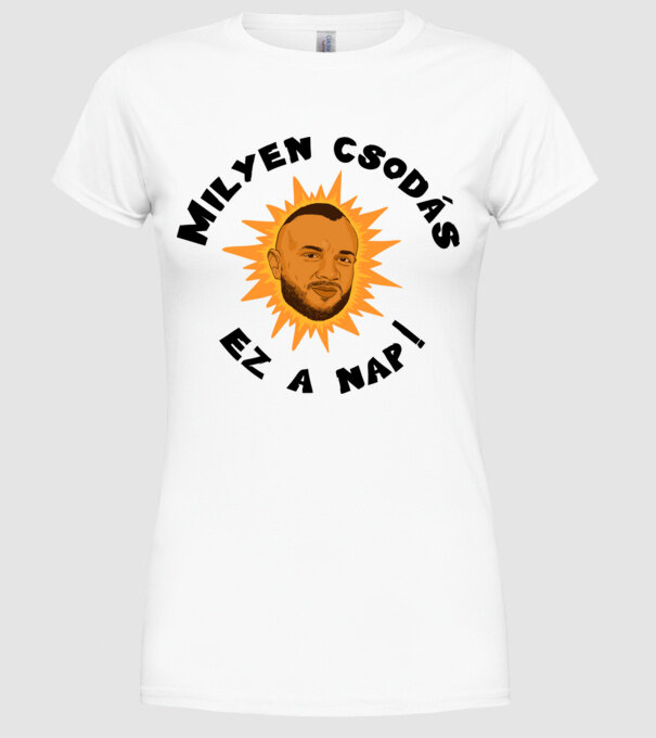  minta fehér pólón