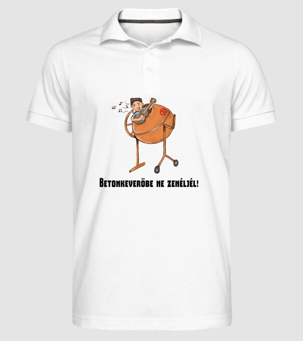  minta fehér pólón