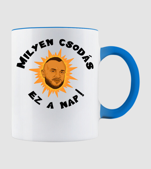  minta világoskék pólón